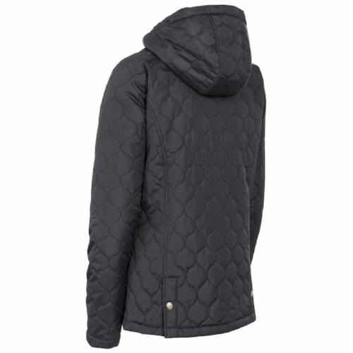 Trespass Ladies Tempted Jacket - Quilted Design, Lightly Padded, Fleece Lined Hood Womens Jacket Cosy Camping Co.   