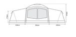 Camp Star 1200 12 Man Air Tent 12 Man Tent Outdoor Revolution   