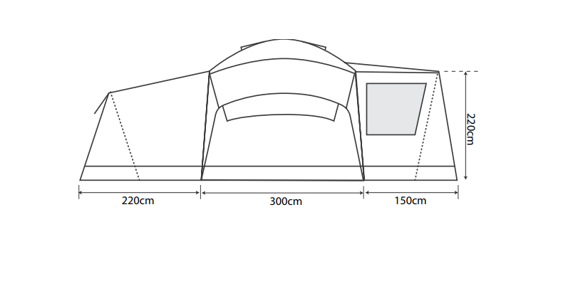 Camp Star 1200 12 Man Air Tent 12 Man Tent Outdoor Revolution   