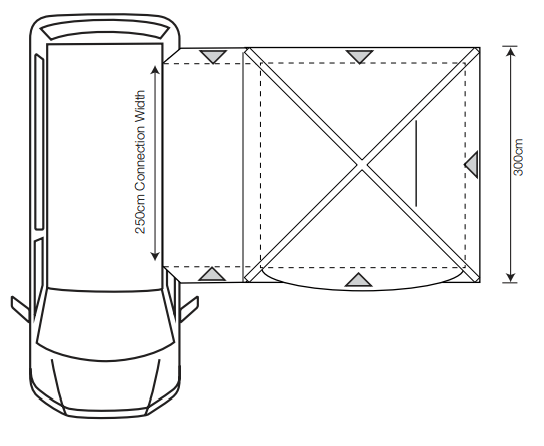 Cayman F/G Drive-Away Awning Awning Outdoor Revolution   