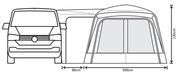 Cayman F/G Drive-Away Awning Awning Outdoor Revolution   