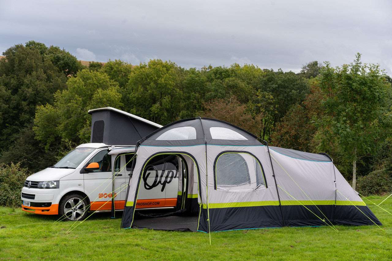 Hive Campervan Awning (Fibreglass Poles) - with Sleeping Pod Campervan Awning OLPRO   