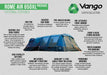 Rome Air 650XL Package 6 Man Tent Vango   